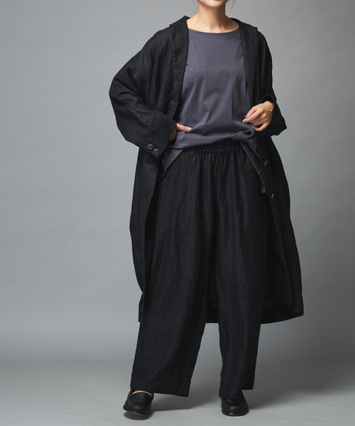 PUAL CE CIN（ピュアルセシン）の「ラミーコート（チェスターコート・レディース・ブラック/グレー/ベージュ・FREE）」の2枚目の写真