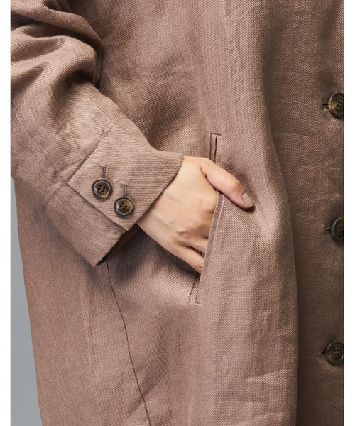 PUAL CE CIN（ピュアルセシン）の「ラミーコート（チェスターコート・レディース・ブラック/グレー/ベージュ・FREE）」の18枚目の写真