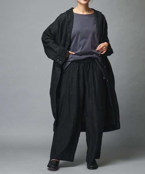 PUAL CE CIN（ピュアルセシン）の「ラミーコート（チェスターコート・レディース・ブラック/グレー/ベージュ・FREE）」の6枚目の写真