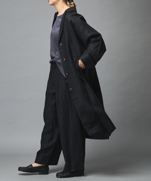 PUAL CE CIN（ピュアルセシン）の「ラミーコート（チェスターコート・レディース・ブラック/グレー/ベージュ・FREE）」の11枚目の写真