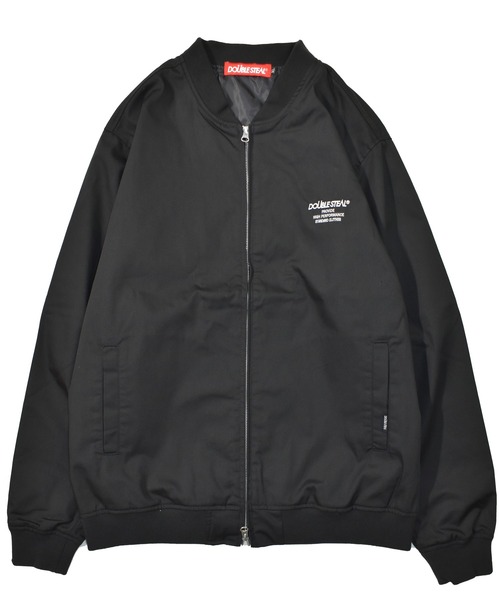 DOUBLE STEAL（ダブルスティール）の「SIMPLE LOGO T/C Jacket（その他トップス・メンズ・ブラック/ベージュ・LARGE/MEDIUM/X-LARGE）」の2枚目の写真
