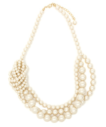 Ray BEAMS | ■BEAMS / 3連パール ネックレス(ネックレス)