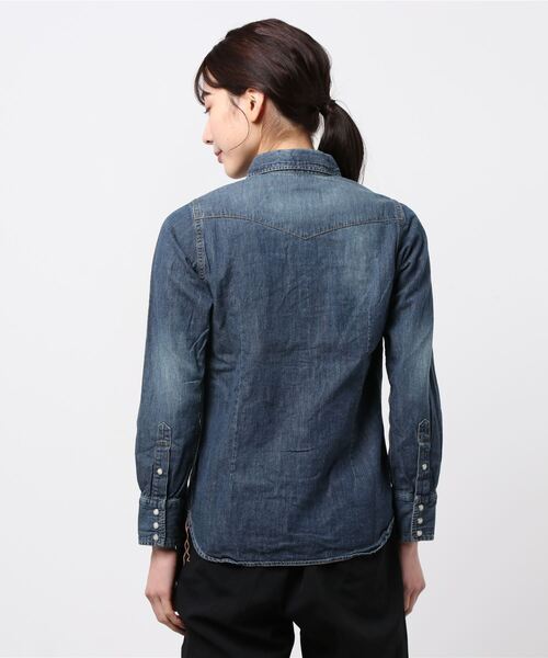 ブラウス シャツ 「Brocante / ブロカント」 ライトオンスデニム クローシャツ レディース Brocante ブラウス シャツ 「Brocante / ブロカント」 ライト