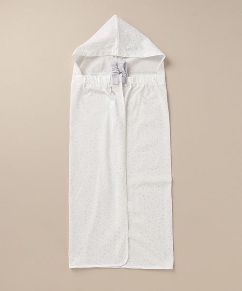 Sophie la girafe（ソフィーラジラフ）の「Sophie la girafe スターダスト2WAY日よけケープ（その他ベビー用品・キッズ・オフホワイト/シルバーグレー・50-70cm）」の2枚目の写真