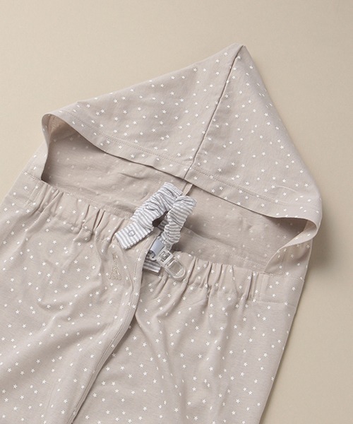 Sophie la girafe（ソフィーラジラフ）の「Sophie la girafe スターダスト2WAY日よけケープ（その他ベビー用品・キッズ・オフホワイト/シルバーグレー・50-70cm）」の5枚目の写真