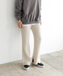 Auntie Rosa Holiday | ワッフルフレアレギンス(レギンス/スパッツ)