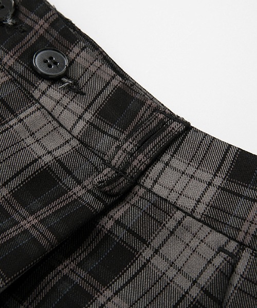 Fano Studios(ファノ ストゥディオズ)の「【Fano Studios】Wide straight plaid pants FC21K008(その他パンツ・レディース・ブラック・L/M/S)」の11枚目の写真
