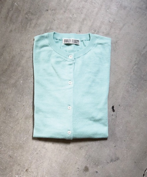 Banner Barrett（バナーバレット）の「カシミヤカーディガン（カーディガン/ボレロ・レディース・オフホワイト/ブラック/ライトブルー/イエロー×グリーン/ピンク/グレー系その他/グリーン系その他/ブラック系/ホワイト系/イエロー系その他・38）」の8枚目の写真