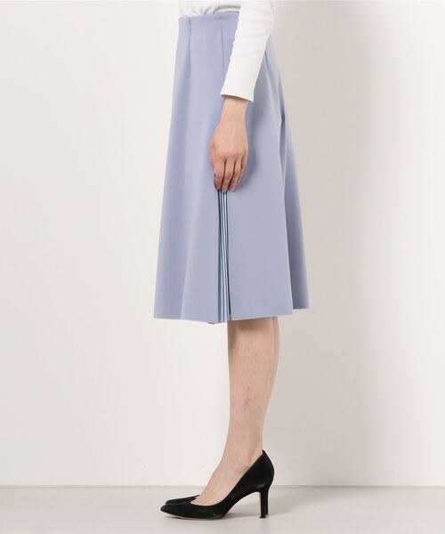 NARACAMICIE（ナラカミーチェ）の「サイドプリーツスカート（スカート・レディース・ブラック/ベージュ/パープル・MEDIUM）」の9枚目の写真