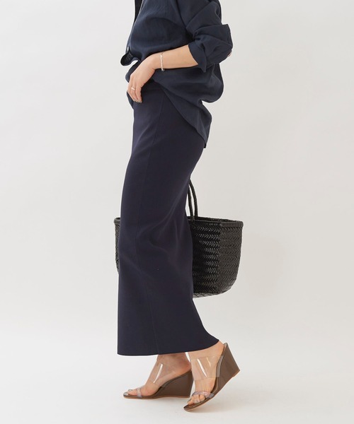 plage CO/NY Tight スカート　ネイビー38 plage（プラージュ）の「CO/NY Tight スカート◇（スカート