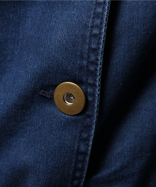 ROSE BUD（ローズバッド）の「LOP-14214 FRONT BUTTON JUMPER SKIRT（ワンピース・レディース・ワンウォッシュ/ブラック・ONE SIZE）」の4枚目の写真