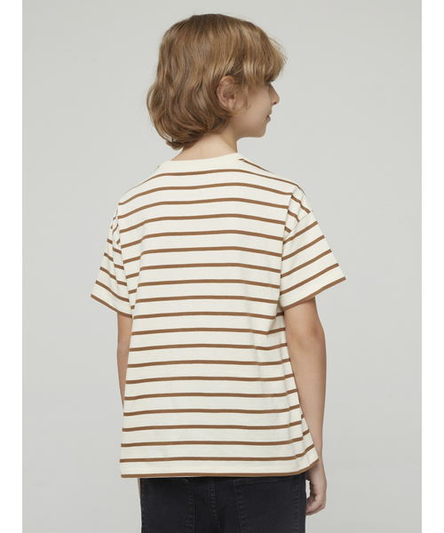 GAP（ギャップ）の「ベーシック クルーネック Tシャツ（Tシャツ/カットソー・キッズ・ホワイト系その他/ダークベージュ/ベージュ/ブラウン系その他/ブラウン/ホワイト/ベージュ系その他2/ライトベージュ・XL/XXL/M/L/S/XS）」の9枚目の写真