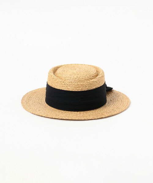 B:MING by BEAMS(ビーミングバイビームス)の「B:MING by BEAMS / ラフィア カンカン帽(ハット・レディース・ブラウン/ナチュラル・ONE SIZE)」の8枚目の写真
