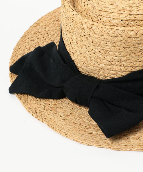 B:MING by BEAMS(ビーミングバイビームス)の「B:MING by BEAMS / ラフィア カンカン帽(ハット・レディース・ブラウン/ナチュラル・ONE SIZE)」の9枚目の写真