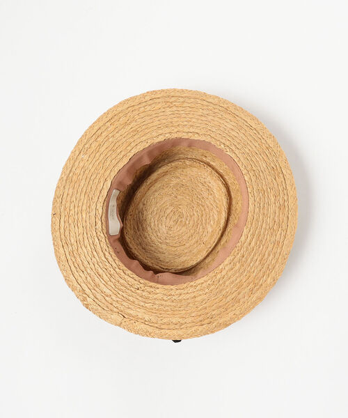 B:MING by BEAMS(ビーミングバイビームス)の「B:MING by BEAMS / ラフィア カンカン帽(ハット・レディース・ブラウン/ナチュラル・ONE SIZE)」の10枚目の写真