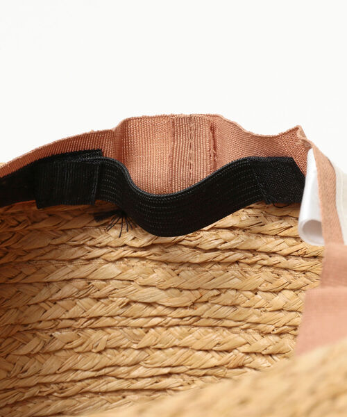 B:MING by BEAMS(ビーミングバイビームス)の「B:MING by BEAMS / ラフィア カンカン帽(ハット・レディース・ブラウン/ナチュラル・ONE SIZE)」の11枚目の写真