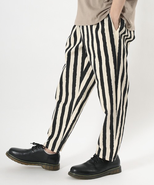 make a ray!（メイク ア レイ！）の「バルーンシルエット 総柄シェフパンツ イージーアンクルパンツ/テーパードパンツ（その他パンツ・メンズ・ブルー系その他/ストライプ・S/L/M/XL）」の7枚目の写真