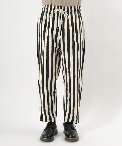 make a ray!（メイク ア レイ！）の「バルーンシルエット 総柄シェフパンツ イージーアンクルパンツ/テーパードパンツ（その他パンツ・メンズ・ブルー系その他/ストライプ・S/L/M/XL）」の9枚目の写真