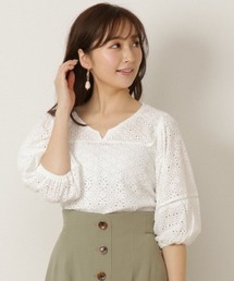 WILLSELECTION | コットンレースmixボリュームブラウス(シャツ/ブラウス)
