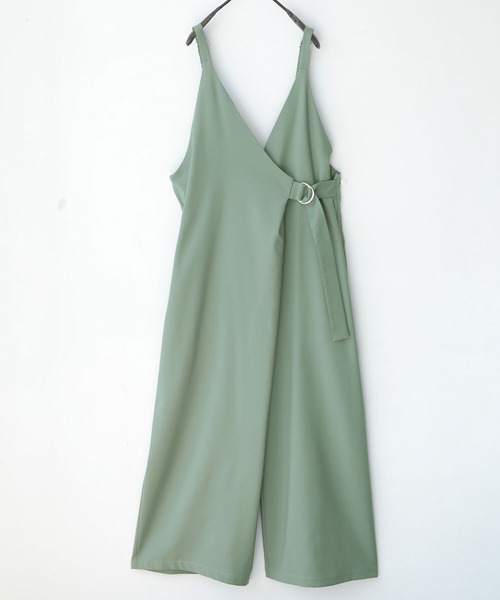 osharewalker（オシャレウォーカー）の「【廃盤】『カシュクール風Dカンサロペット』（サロペット/オーバーオール・レディース・ブラック/ミント・1/2）」の16枚目の写真