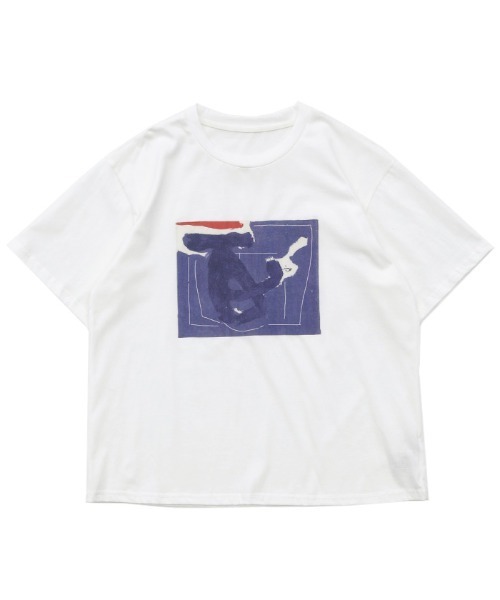 select MOCA(セレクトモカ)の「2021 SS ニュアンスアートデザインTシャツ(Tシャツ/カットソー・レディース・ホワイト/ブラック・FREE)」の14枚目の写真