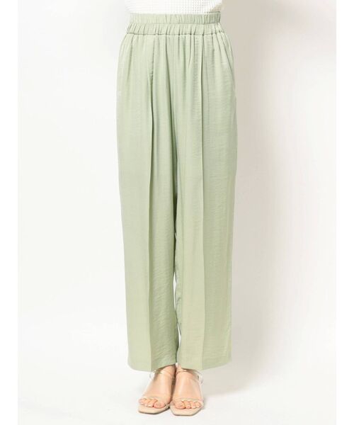 LAGUNAMOON（ラグナムーン）の「カラーサテンパンツ（その他パンツ・レディース・ピンク/アイボリー/ミント・SMALL/MEDIUM）」の9枚目の写真