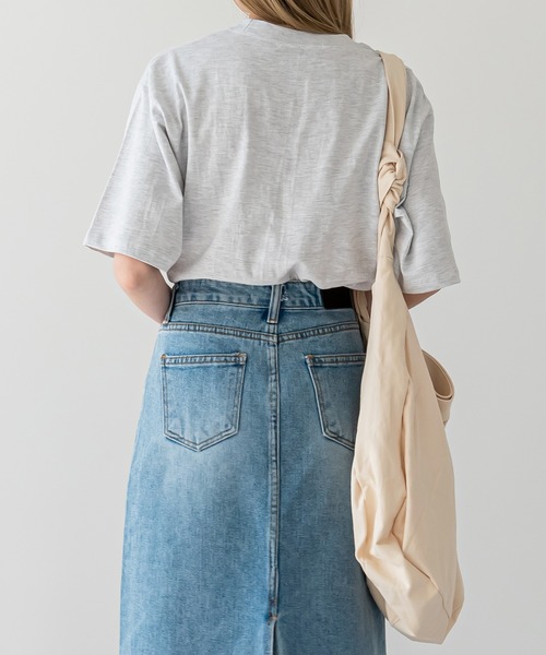 UNE MANSION（ユヌマンション）の「ベアープリントTシャツ（Tシャツ/カットソー・レディース・ライトグレー/イエロー/アイボリー・FREE）」の10枚目の写真