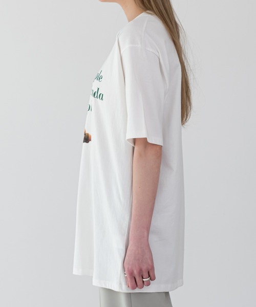 UNE MANSION（ユヌマンション）の「ベアープリントTシャツ（Tシャツ/カットソー・レディース・ライトグレー/イエロー/アイボリー・FREE）」の21枚目の写真