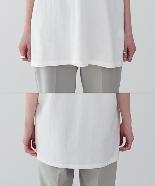 UNE MANSION（ユヌマンション）の「ベアープリントTシャツ（Tシャツ/カットソー・レディース・ライトグレー/イエロー/アイボリー・FREE）」の7枚目の写真