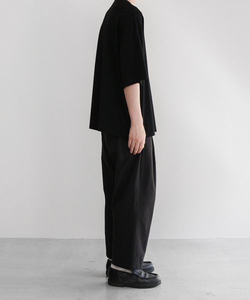 remer(リメール)の「loose logo Tee《2021》/ルーズロゴTee(Tシャツ/カットソー・メンズ・ホワイト/ブラック・SMALL/MEDIUM/LARGE)」の16枚目の写真