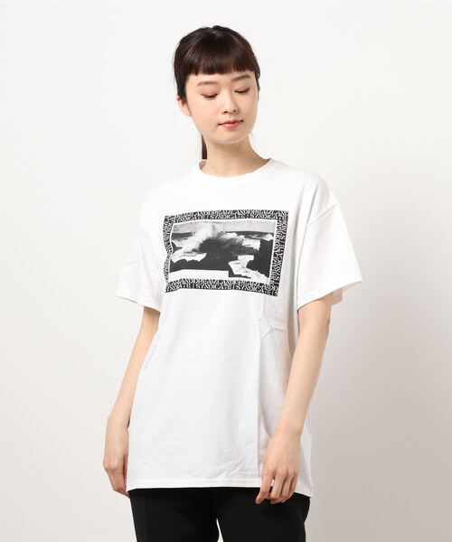 DREAMLAND SYNDICATE(ドリームランドシンジケート)の「《DREAMLAND SYNDICATE》 wavetshirt(Tシャツ/カットソー・レディース・ホワイト・M)」の1枚目の写真