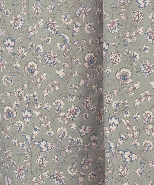 closet story（クローゼットストーリー）の「＜closet story＞□フリルスタンドカラー ボタニカルP ワンピース -手洗い可能-（ワンピース・レディース・ライトグレー/オフホワイト/シャーベット・FREE）」の15枚目の写真