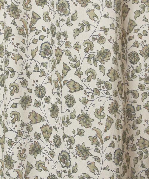 closet story（クローゼットストーリー）の「＜closet story＞□フリルスタンドカラー ボタニカルP ワンピース -手洗い可能-（ワンピース・レディース・ライトグレー/オフホワイト/シャーベット・FREE）」の18枚目の写真