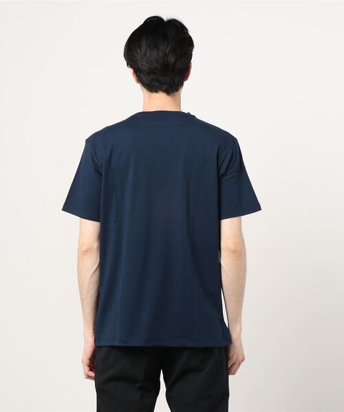 POLeR OUTDOOR STUFF（ポーラーアウトドアスタッフ）の「POLeR OUTDOOR STUFF/ポーラーアウトドアスタッフ　SUMMIT POCKET TEE　サミットポケットティー（Tシャツ/カットソー・メンズ・ネイビー・MEDIUM）」の3枚目の写真