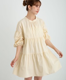 【WEB限定】ティアードギャザーチュニック ＊