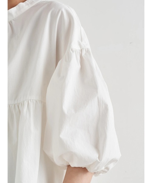 earth music&ecology（アースミュージックアンドエコロジー）の「【WEB限定】ティアードギャザーチュニック ＊（チュニック・レディース・ブラック/オフホワイト/ライトグリーン/その他8・FREE）」の12枚目の写真