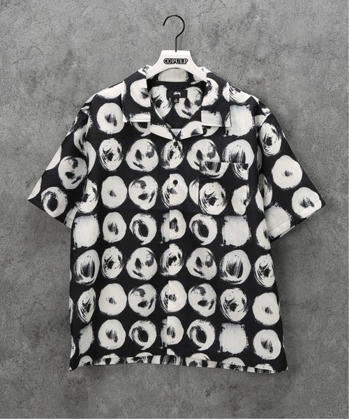 STUSSY(ステューシー)の「【STUSSY / ステューシー】 HAND DRAWN DOT SHIRT(シャツ/ブラウス・メンズ・ブラック/グリーン・MEDIUM/LARGE)」の2枚目の写真