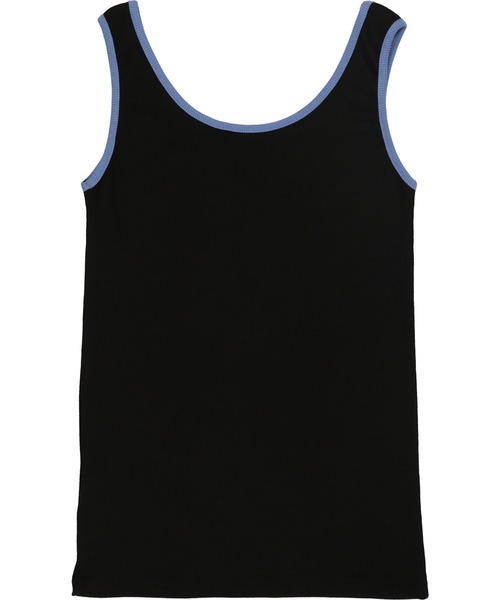 Lull（ルル）の「【Lull / ルル】バイカラー2wayリブタンク（タンクトップ・レディース・ブラック/ベージュ/ミント・ONESIZE）」の16枚目の写真
