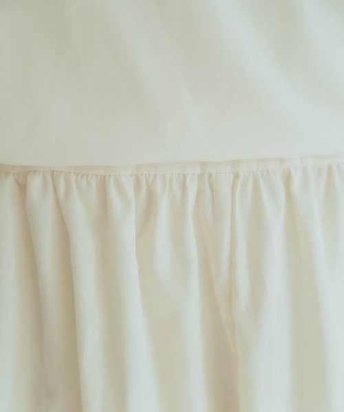 nemne store（ネンネストア）の「しょくぱんを並べるフラップピンタックワンピース（ワンピース・レディース・アイボリー/モカ/ミント・フリー）」の18枚目の写真