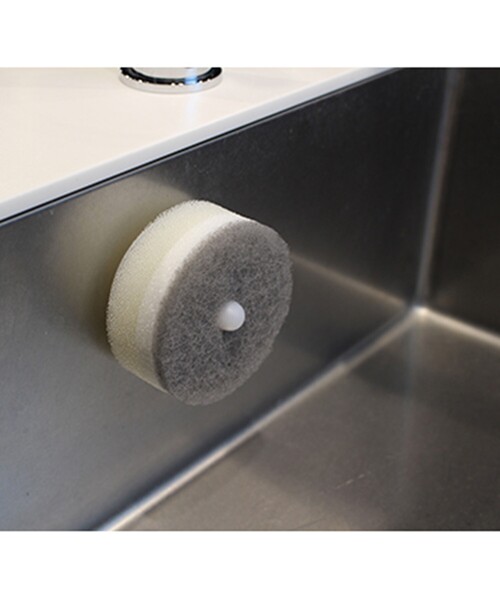 212 KITCHEN STORE（トゥワントゥキッチンストア）の「POCO ポコ キッチンスポンジ GY ＜marna マーナ＞（掃除グッズ・レディース・その他・00）」の3枚目の写真