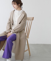 【WEB限定】ニットメルトンテーラーコート