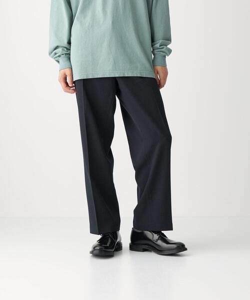 CITEN（シテン）の「＜CITEN（シテン）＞ウールライク トラウザーズ パンツ（その他パンツ・メンズ・ダークグレー/ネイビー・L/M）」の4枚目の写真