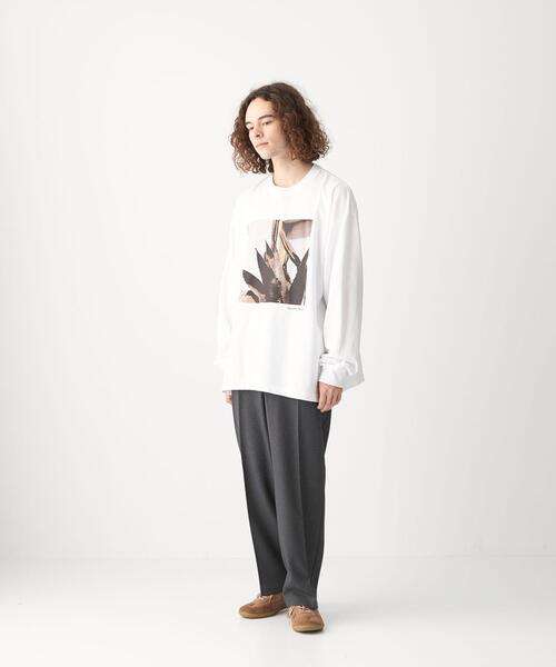 CITEN（シテン）の「＜CITEN（シテン）＞ウールライク トラウザーズ パンツ（その他パンツ・メンズ・ダークグレー/ネイビー・L/M）」の6枚目の写真