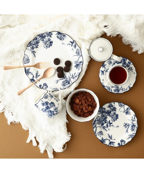 セール】クラシックフラワー マグ ブルー（食器）｜Francfranc（フラン