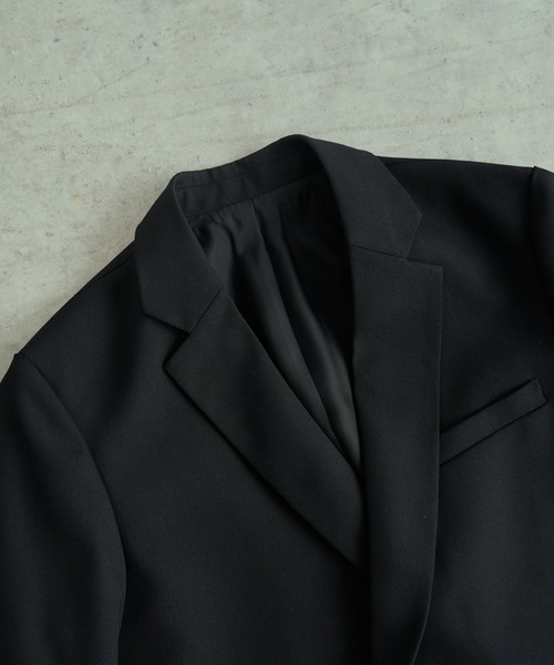 Lui's(ルイス)の「【オリジナルファブリック4×4セットアップシリーズ】 ショートダブルジャケット(テーラードジャケット・メンズ・ブロンズ/ブラック・MEDIUM/SMALL)」の4枚目の写真