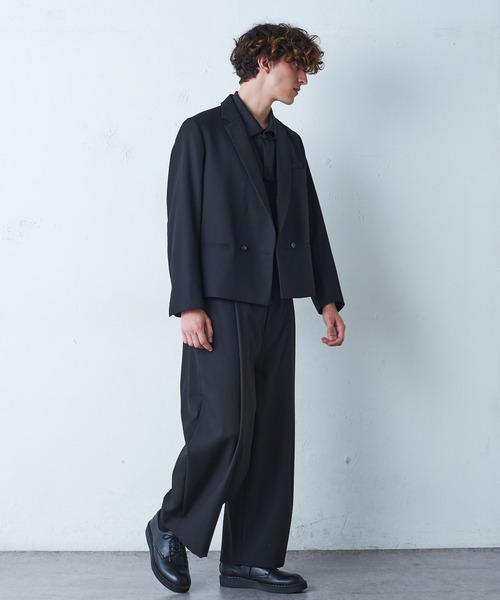 Lui's(ルイス)の「【オリジナルファブリック4×4セットアップシリーズ】 ショートダブルジャケット(テーラードジャケット・メンズ・ブロンズ/ブラック・MEDIUM/SMALL)」の20枚目の写真