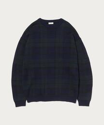 BEAUTY&YOUTH UNITED ARROWS | BY ブラックウォッチ バルーンシルエット ニット -ウォッシャブル-(ニット/セーター)