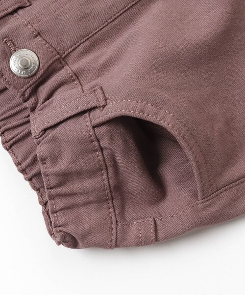 apres les cours（アプレレクール）の「カラフルツイル/7days Style pants　10分丈（その他パンツ・キッズ・ブラウン/ピンク/カーキ/ブラック/アイボリー/ブルー・110/120/80/90/130/140/100）」の11枚目の写真