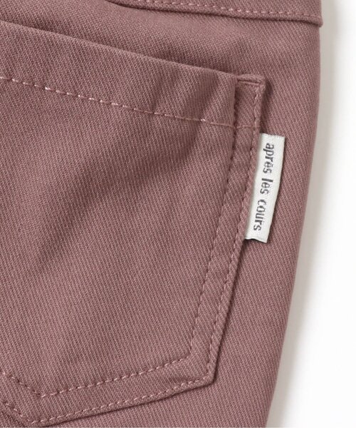 apres les cours（アプレレクール）の「カラフルツイル/7days Style pants　10分丈（その他パンツ・キッズ・ブラウン/ピンク/カーキ/ブラック/アイボリー/ブルー・110/120/80/90/130/140/100）」の12枚目の写真