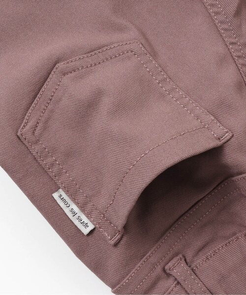 apres les cours（アプレレクール）の「カラフルツイル/7days Style pants　10分丈（その他パンツ・キッズ・ブラウン/ピンク/カーキ/ブラック/アイボリー/ブルー・110/120/80/90/130/140/100）」の13枚目の写真